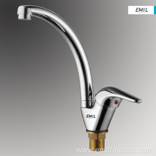 Commercial brushed brass 1 hole kitchen faucets tap